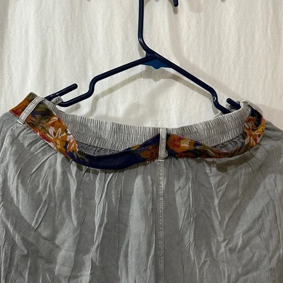 Young Threads Bohemian Wide Leg Pants with Patchwork Design - Picture 9 of 11